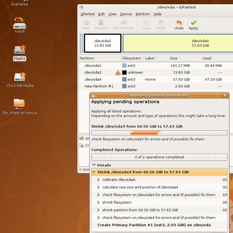 Установка Ubuntu 8.04.2 Desktop на LVM